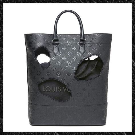 louis vuitton comme des garcons|This Louis Vuitton Bag With Giant Holes By Rei Kawakubo of .